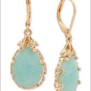 Lonna & Lily Teal Pear Drop Earrings